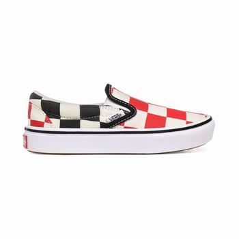 Vans Big Checker ComfyCush - Lasten Tennarit - Punainen/Mustat